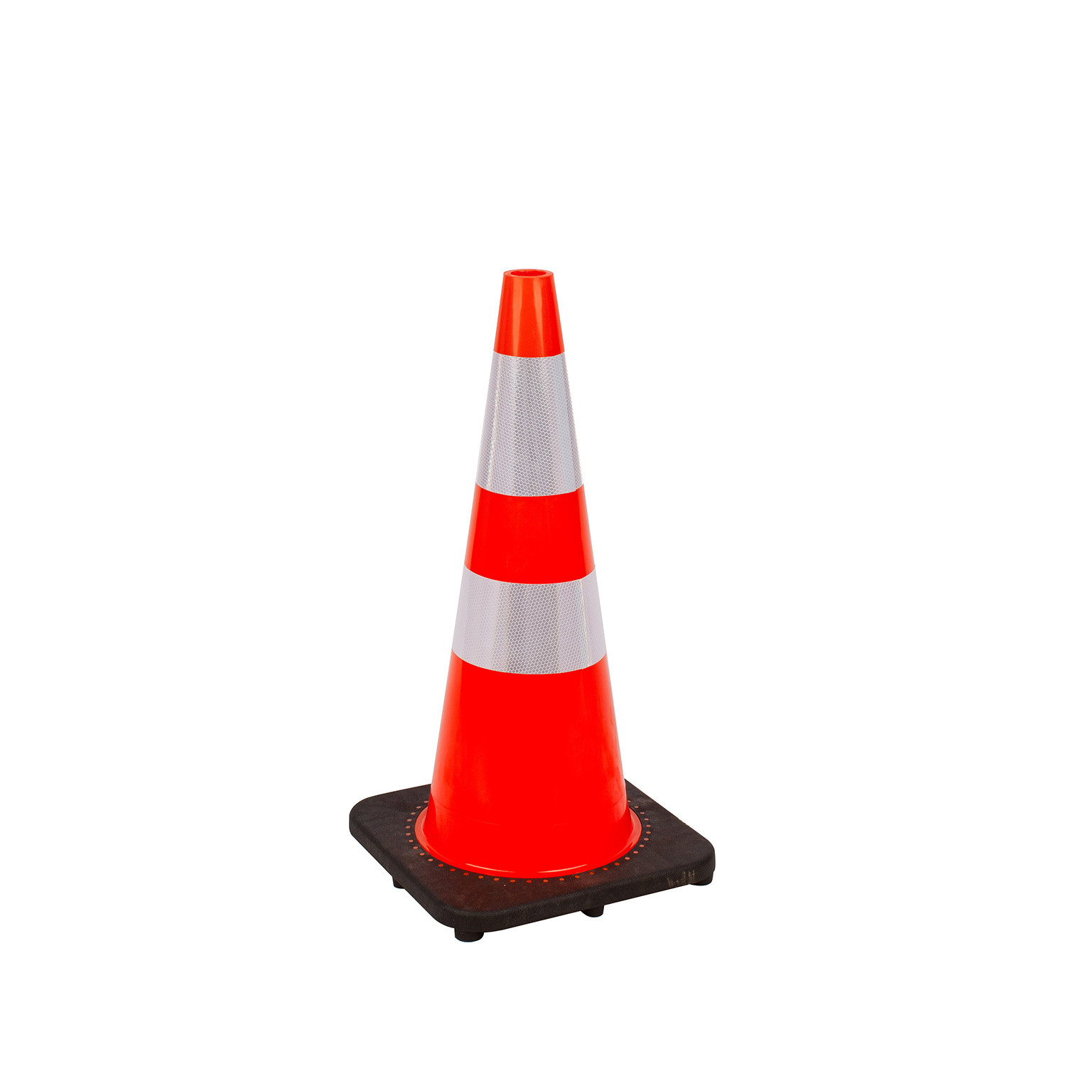 TC-PVC70B Altura de 70 cm Cono de tráfico de alta visibilidad con base de goma