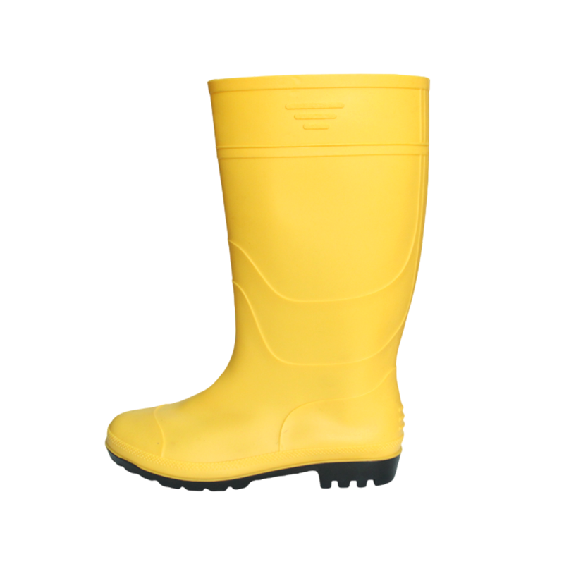 Botas de lluvia sin deslizamiento sin deslizamiento de acero sin deslizamiento de SS031-YB Amarillo sin deslizamiento